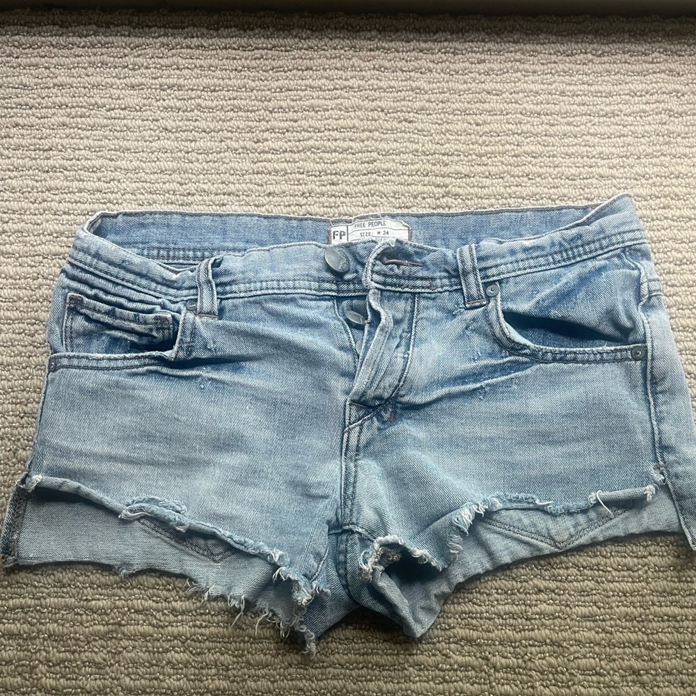 Free people vintage distressed used shorts